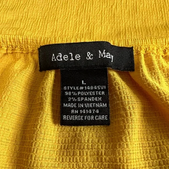 🌼NWOT Yellow Top/Blouse. - Picture 7 of 8